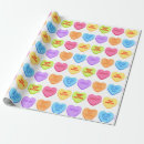 Search for conversation hearts wrapping paper Candy heart