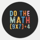 Search for do the math stickers Six