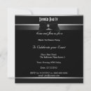 Search for black and white christmas invitations Dinner