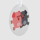 Search for black pig christmas tree decorations White