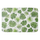 Search for green leaves bath mats Summer