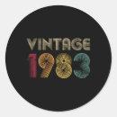 Search for 40 year anniversary stickers 1983 celebration