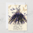 Search for purple dress invitations Butterflies