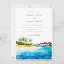 Search for maldives wedding invitations Watercolor