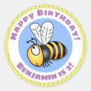 Search for insects bees cartoon cute bee stickers Bumblebee