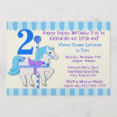 Search for carousel birthday invitations Girl