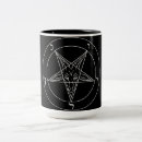 Search for satanic pentagram mugs Devil