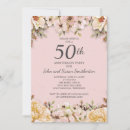 Search for 50 years married invitations Floral