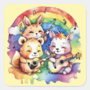 Search for rainbow animal stickers Watercolor