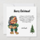 Search for funny character christmas cards Humourous