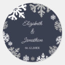 Search for winter wonderland wedding stickers White
