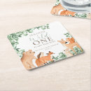 Search for wild animal coasters Boy baby shower
