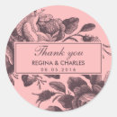 Search for vintage pink rose stickers Bridal shower