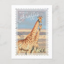 Search for giraffe stamp postcards Vintage