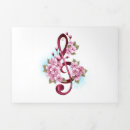 Search for music flower cards Pink
