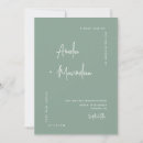 Search for soft wedding invitations Sage green