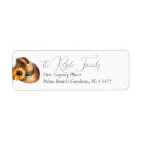 Search for cowboy hat return address labels Watercolor