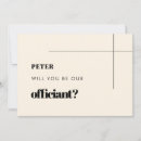 Search for officiant invitations Typography
