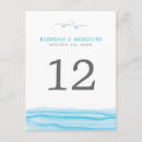Search for table numbers postcards Ocean