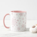 Search for pink snowflake mugs Snowflakes