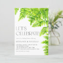 Search for ferns wedding invitations Watercolor