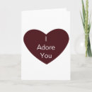 Search for i adore you cards Heart