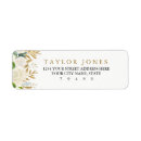 Search for gold leaf return address labels Watercolor