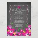 Search for hibiscus flower bridal shower invitations Tropical
