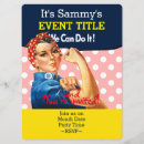Search for rosie the riveter invitations We can do it