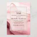Search for marble 30th birthday invitations Gold