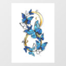 Search for blue window decals Butterflies