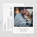 Search for engagement announcements postcards Calligraphy script