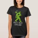 Search for worlds tallest leprechaun tshirts Green