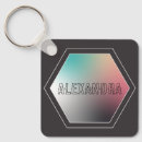 Search for name design key rings Pastel colours