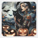 Search for gothic style stickers Halloween
