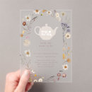 Search for afternoon tea baby shower invitations Time for tea