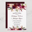 Search for marsala rehearsal dinner invitations Burgundy