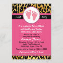 Search for cheetah print baby shower invitations Chic