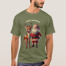 Search for rudolph the red nosed reindeer tshirts Santa claus