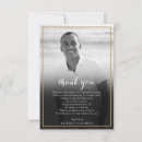 Search for funeral poem thank you cards Black and white