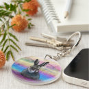 Search for a wild hare key rings Rabbit