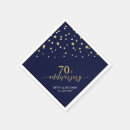 Search for 70th anniversary napkins 70 years