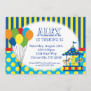 Search for carnival party invitations Blue