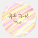 Search for bride squad stickers Calligraphy typography elegant