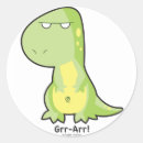 Search for dinosaur kawaii stickers T rex