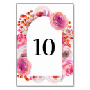 Search for floral table cards Arch