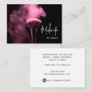 Search for make up artist business cards Pink