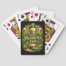 Search for lucky leprechaun playing cards Green