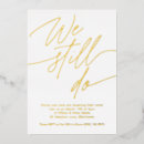 Search for renewal of vows invitations Gold