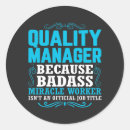 Search for manager stickers Quality control